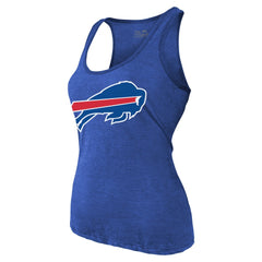 Josh Allen Buffalo Bills Majestic Threads Women's Name & Number Tri-Blend Tank Top - Royal - NFL