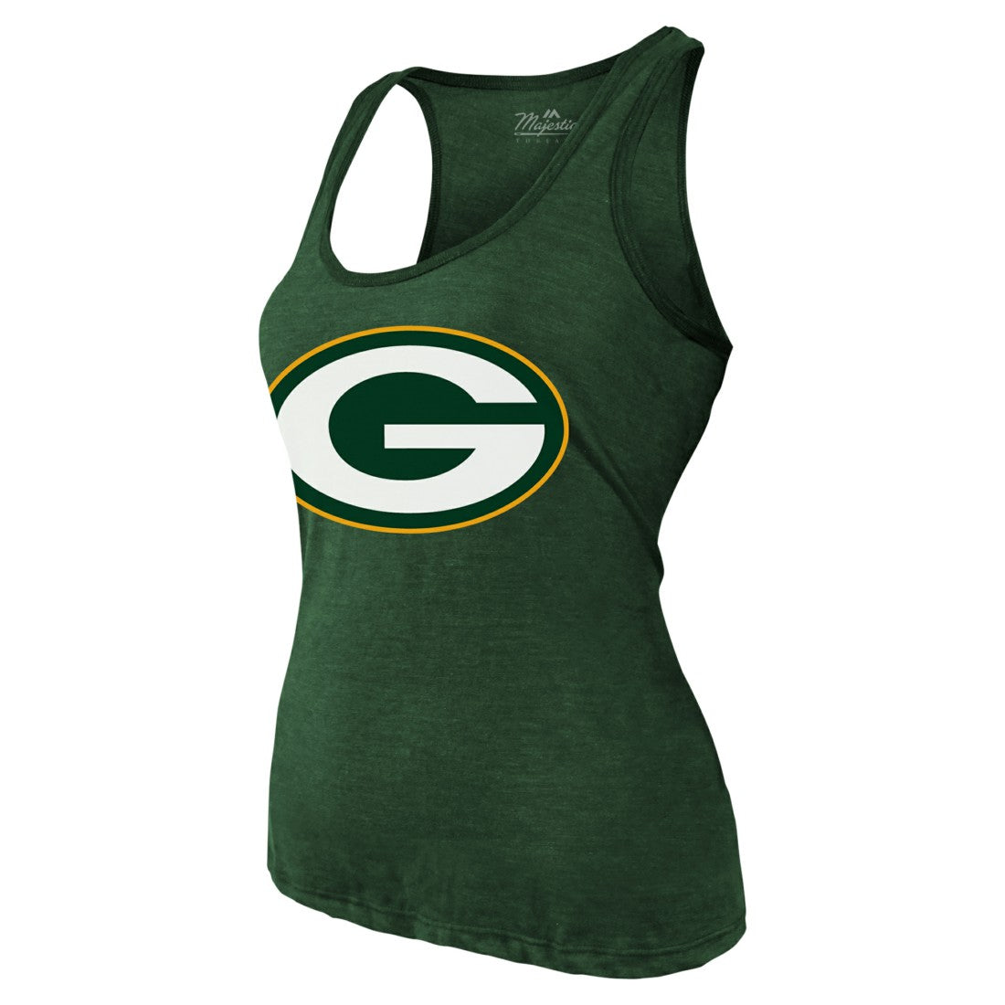 Jordan Love Green Bay Packers Majestic Threads Women's Name & Number Tri-Blend Tank Top - Green - NFL
