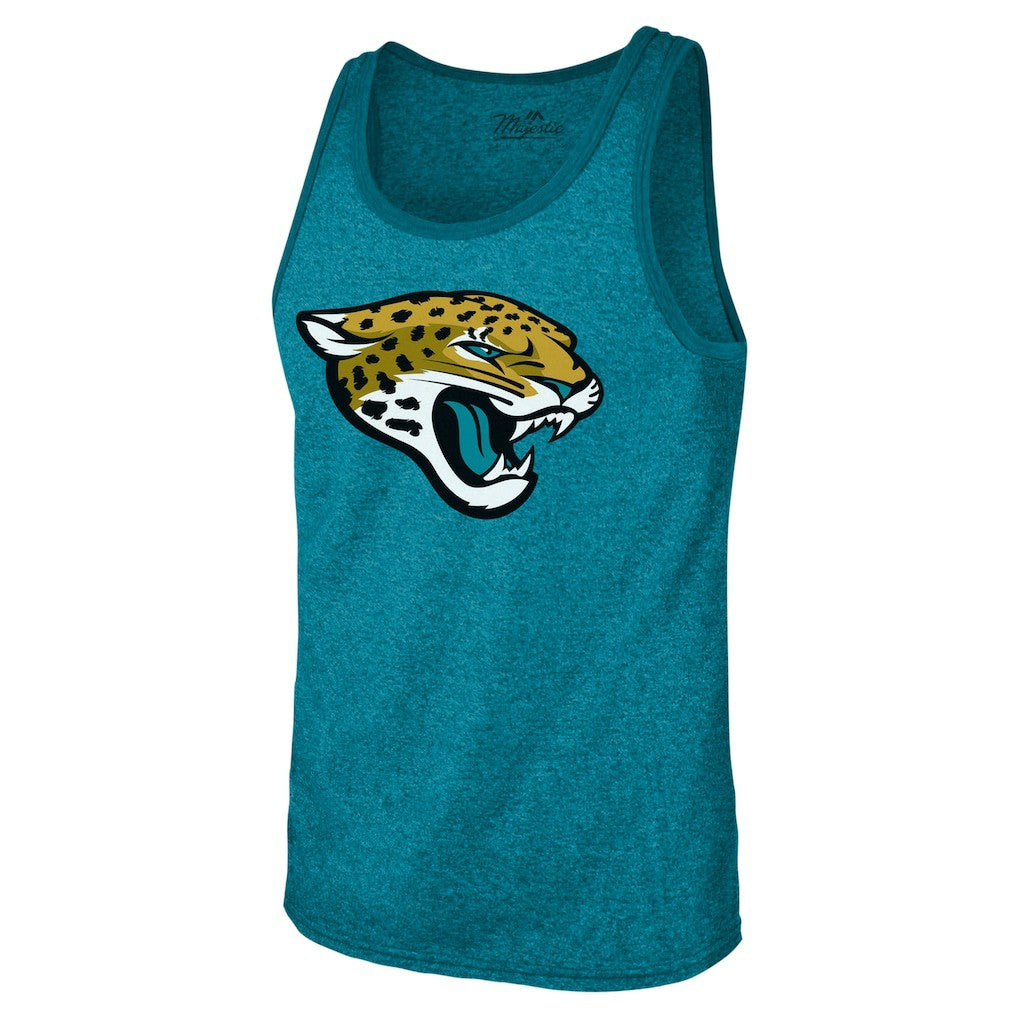 Trevor Lawrence Jacksonville Jaguars Majestic Threads Tri-Blend Player Name & Number Tank Top - Teal - NFL