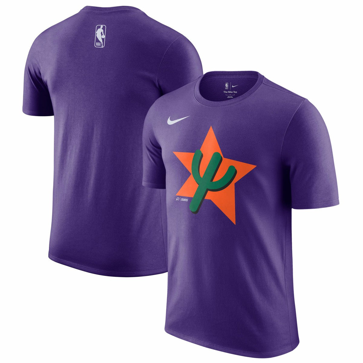 Nike Phoenix Suns 2024/25 City Edition Essential Logo T-Shirt Purple