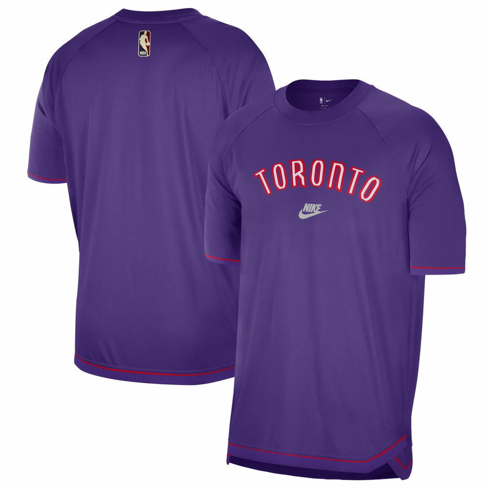 Nike Toronto Raptors 2024/25 Classic Edition Pregame Shooting T-Shirt Purple