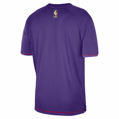 Nike Toronto Raptors 2024/25 Classic Edition Pregame Shooting T-Shirt Purple