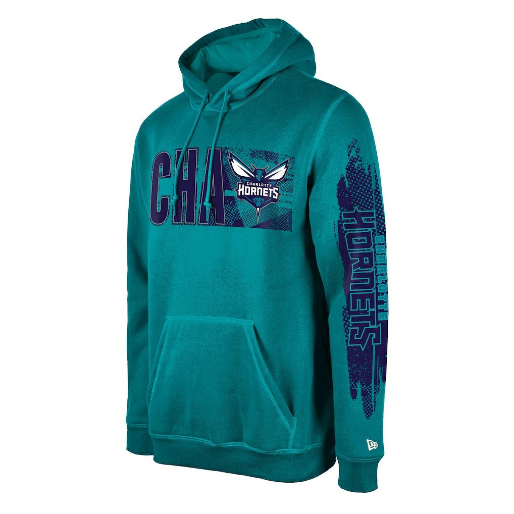 New Era Charlotte Hornets Tip-Off Collection Pullover Hoodie Teal