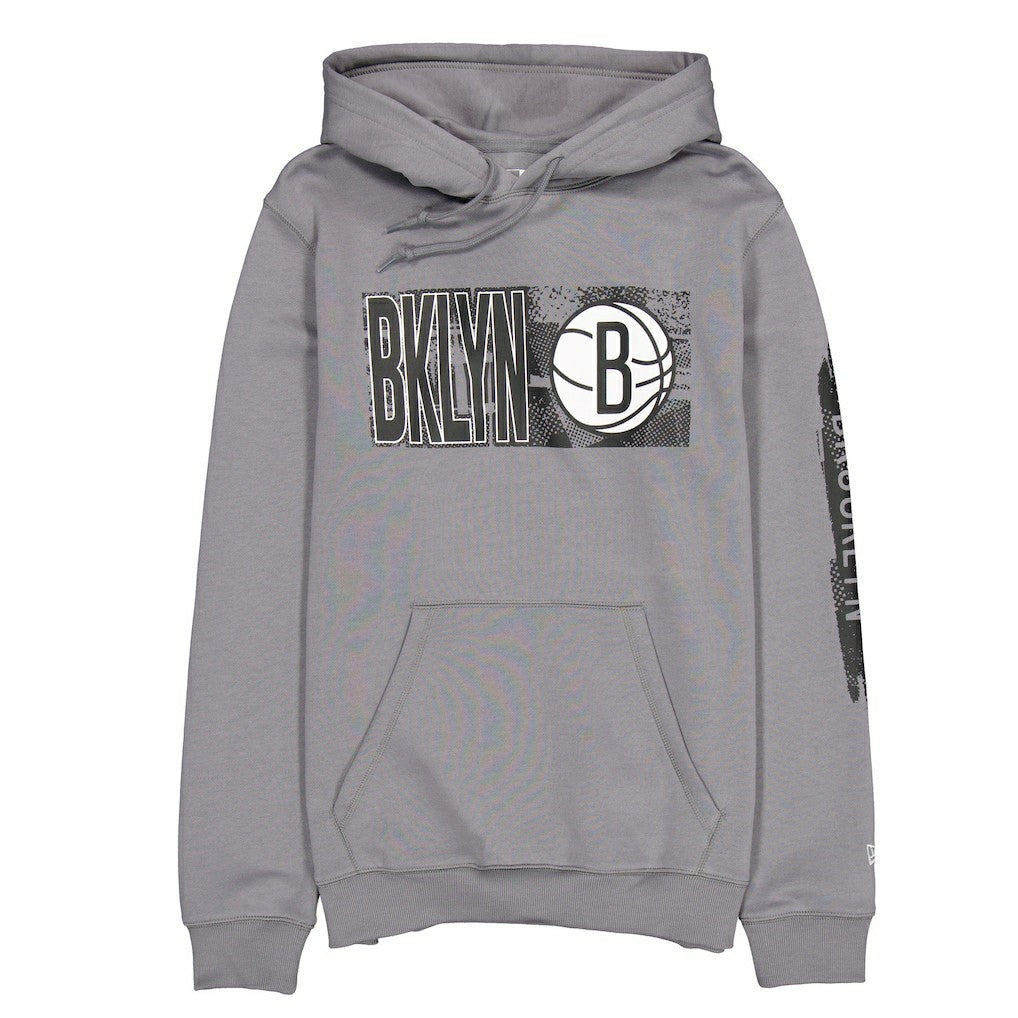 New Era Brooklyn Nets Tip-Off Collection Pullover Hoodie Charcoal
