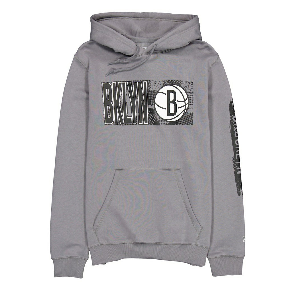 New Era Brooklyn Nets Tip-Off Collection Pullover Hoodie Charcoal