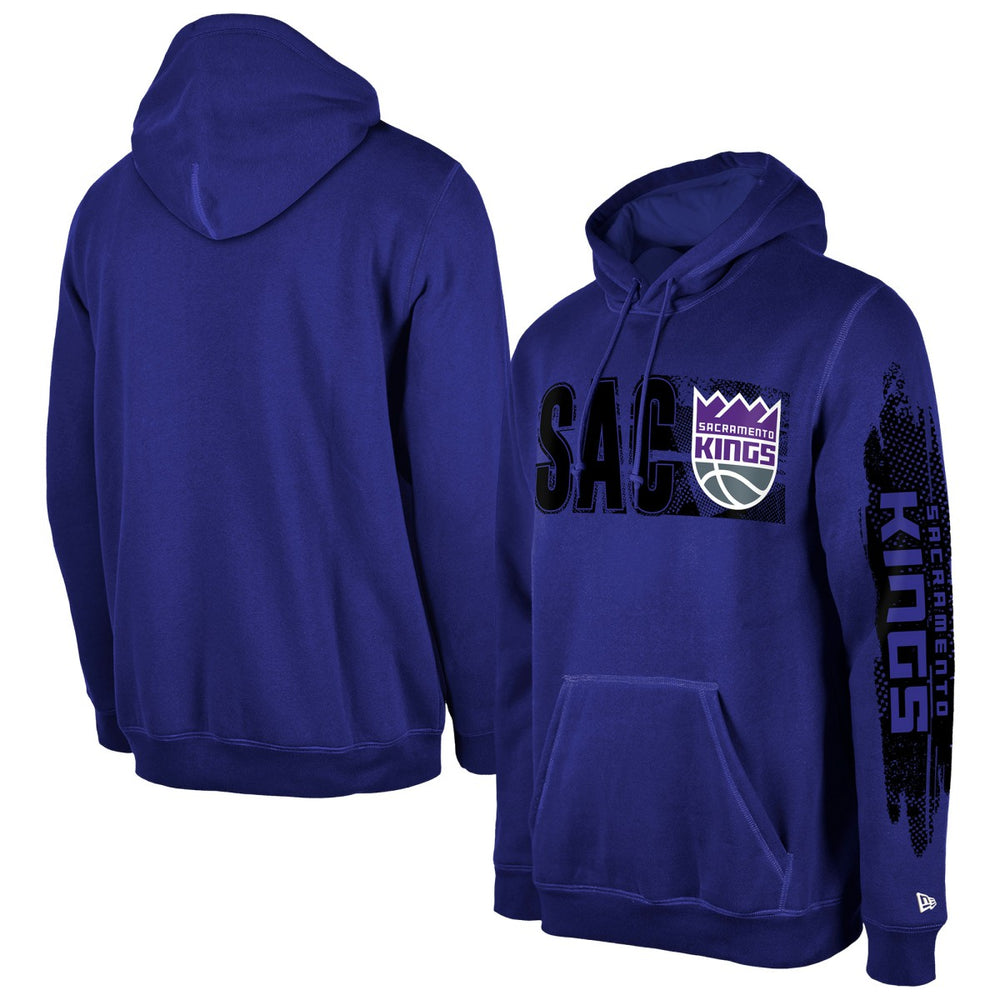 New Era Sacramento Kings Tip-Off Collection Pullover Hoodie Purple