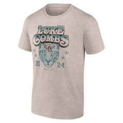 Luke Combs x Jacksonville Jaguars Growin' Up and Gettin' Old Tour T-Shirt - Tan - Fanatics