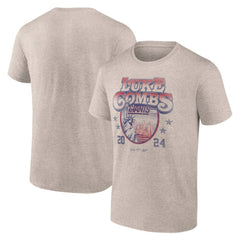 Luke Combs x New York Giants Growin' Up and Gettin' Old Tour T-Shirt - Tan - Fanatics