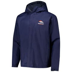 Denver Broncos Dunbrooke Tropic Waterproof Packable Full-Zip Hoodie Jacket  - Navy - NFL