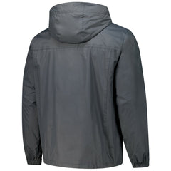 Green Bay Packers Dunbrooke Tropic Waterproof Packable Full-Zip Hoodie Jacket  - Graphite - NFL