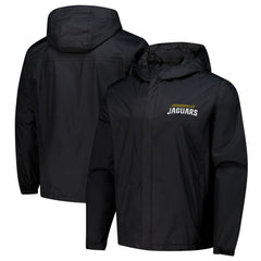 Jacksonville Jaguars Dunbrooke Tropic Waterproof Packable Full-Zip Hoodie Jacket  - Black - NFL