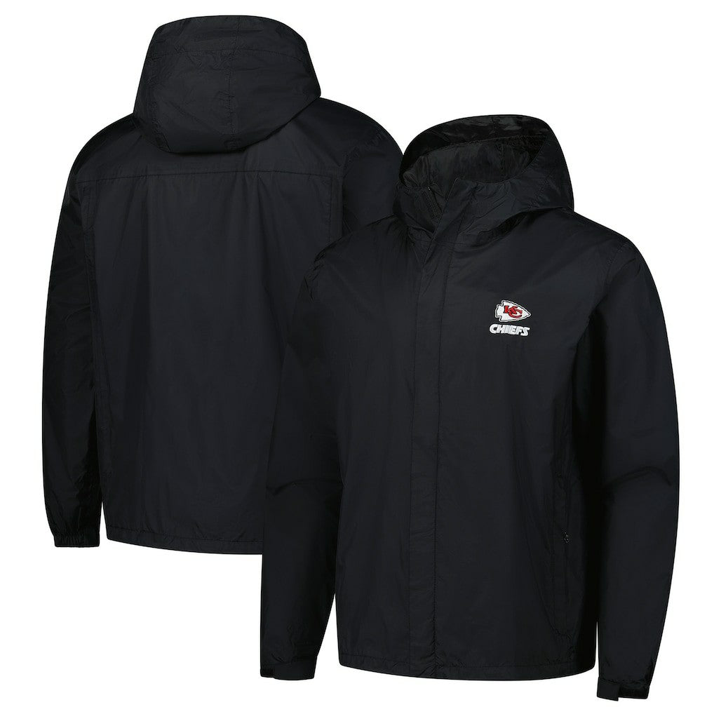 Kansas City Chiefs Dunbrooke Tropic Waterproof Packable Full-Zip Hoodie Jacket  - Black - NFL