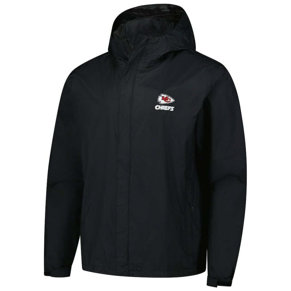 Kansas City Chiefs Dunbrooke Tropic Waterproof Packable Full-Zip Hoodie Jacket  - Black - NFL