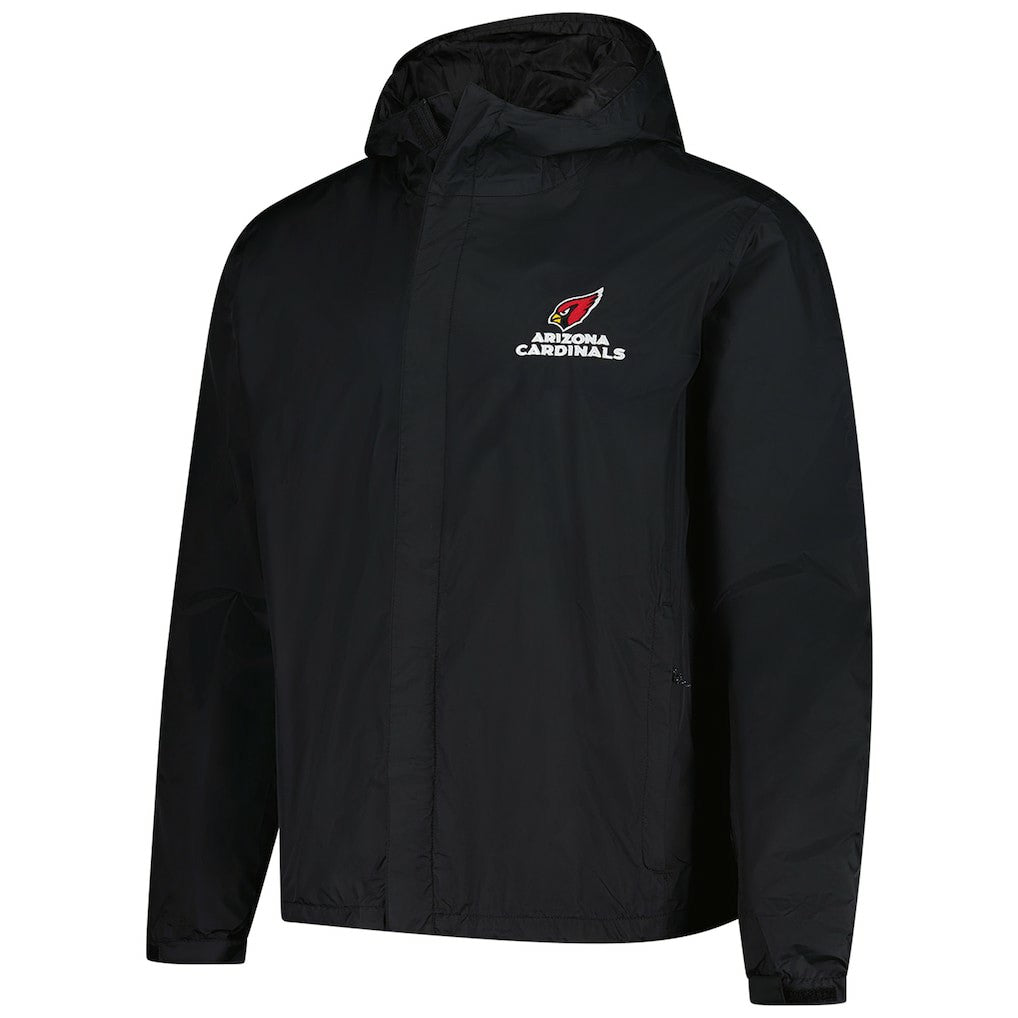 Arizona Cardinals Dunbrooke Tropic Waterproof Packable Full-Zip Hoodie Jacket  - Black - NFL