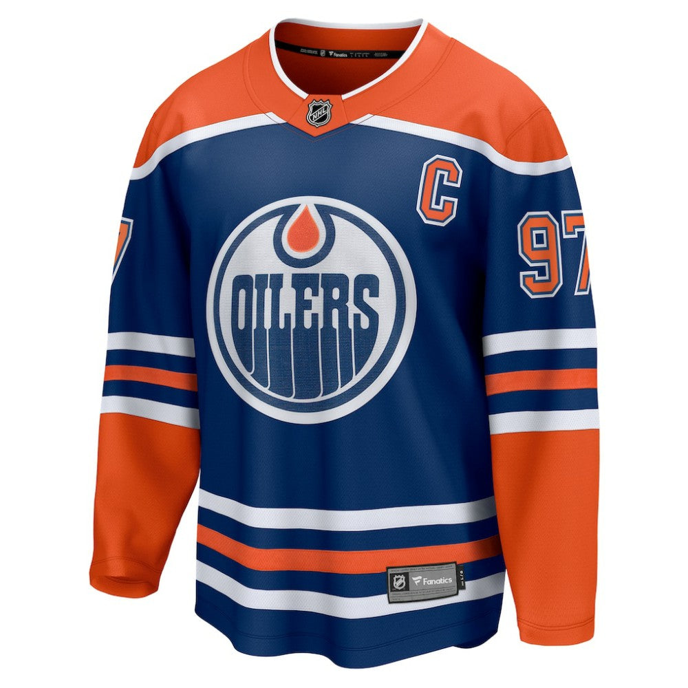 Connor McDavid Edmonton Oilers Fanatics Home Breakaway Jersey - Royal | Fanatics Clearance