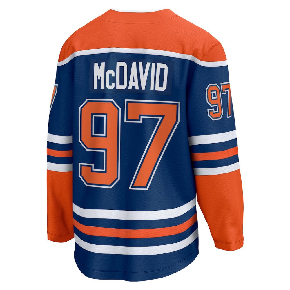 Connor McDavid Edmonton Oilers Fanatics Home Breakaway Jersey - Royal | Fanatics Clearance