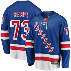 Matt Rempe New York Rangers Fanatics Home Breakaway Jersey - Blue | Fanatics on sale