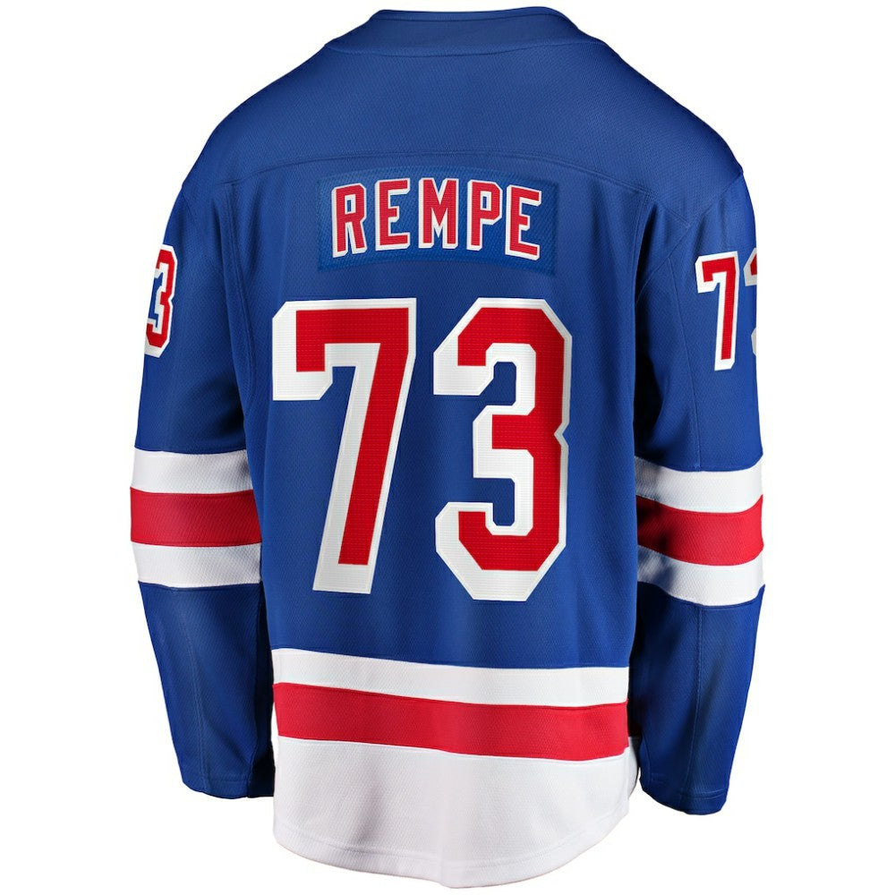 Matt Rempe New York Rangers Fanatics Home Breakaway Jersey - Blue | Fanatics on sale