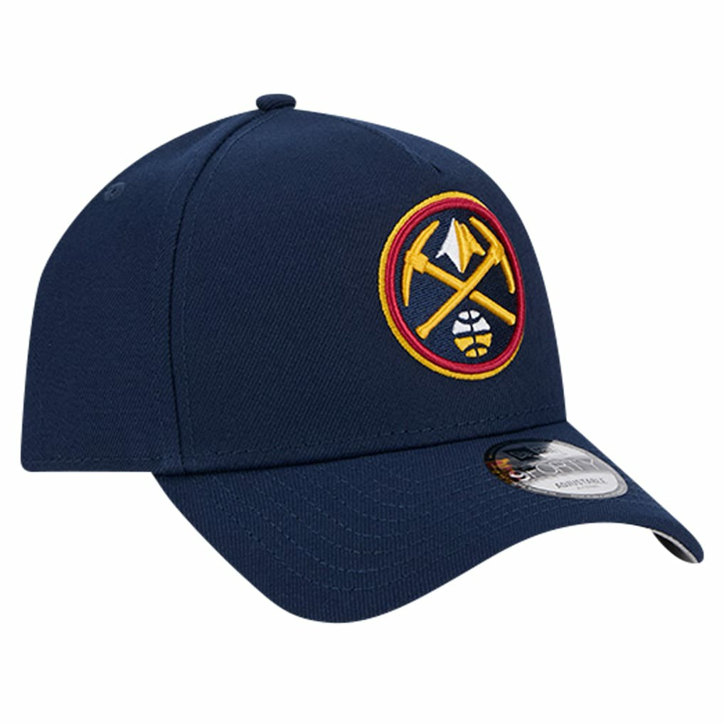 New Era Denver Nuggets A-Frame 9FORTY Adjustable Hat Navy