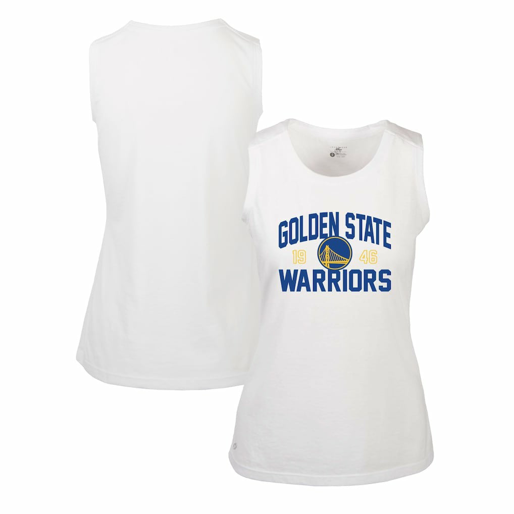 Golden State Warriors Levelwear Women's Macy Tank Top White