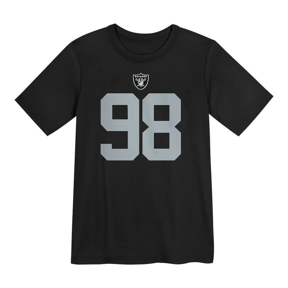 Maxx Crosby Las Vegas Raiders Preschool Player Name & Number T-Shirt - Black - Nike
