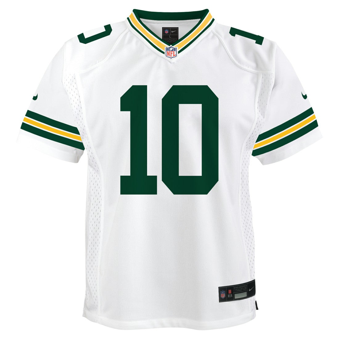 Jordan Love Green Bay Packers Youth Game Jersey - White - Nike