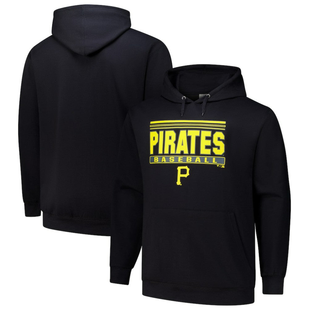 Pittsburgh Pirates   Stack Fleece Pullover Hoodie Sale