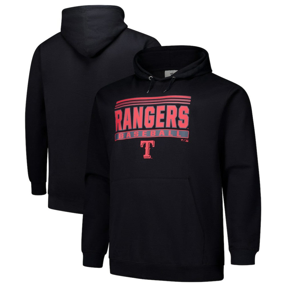Texas Rangers   Stack Fleece Pullover Hoodie Sale