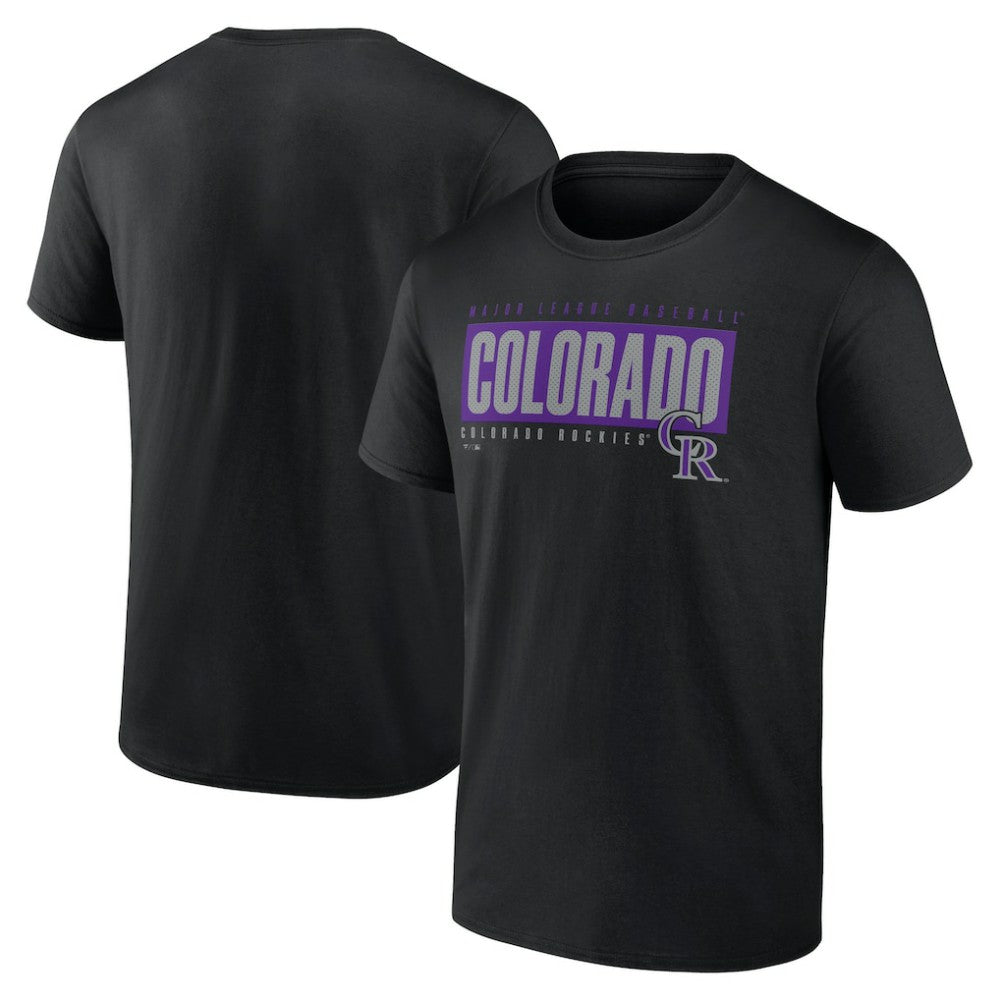 Colorado Rockies Blocked Out T-Shirt Discount
