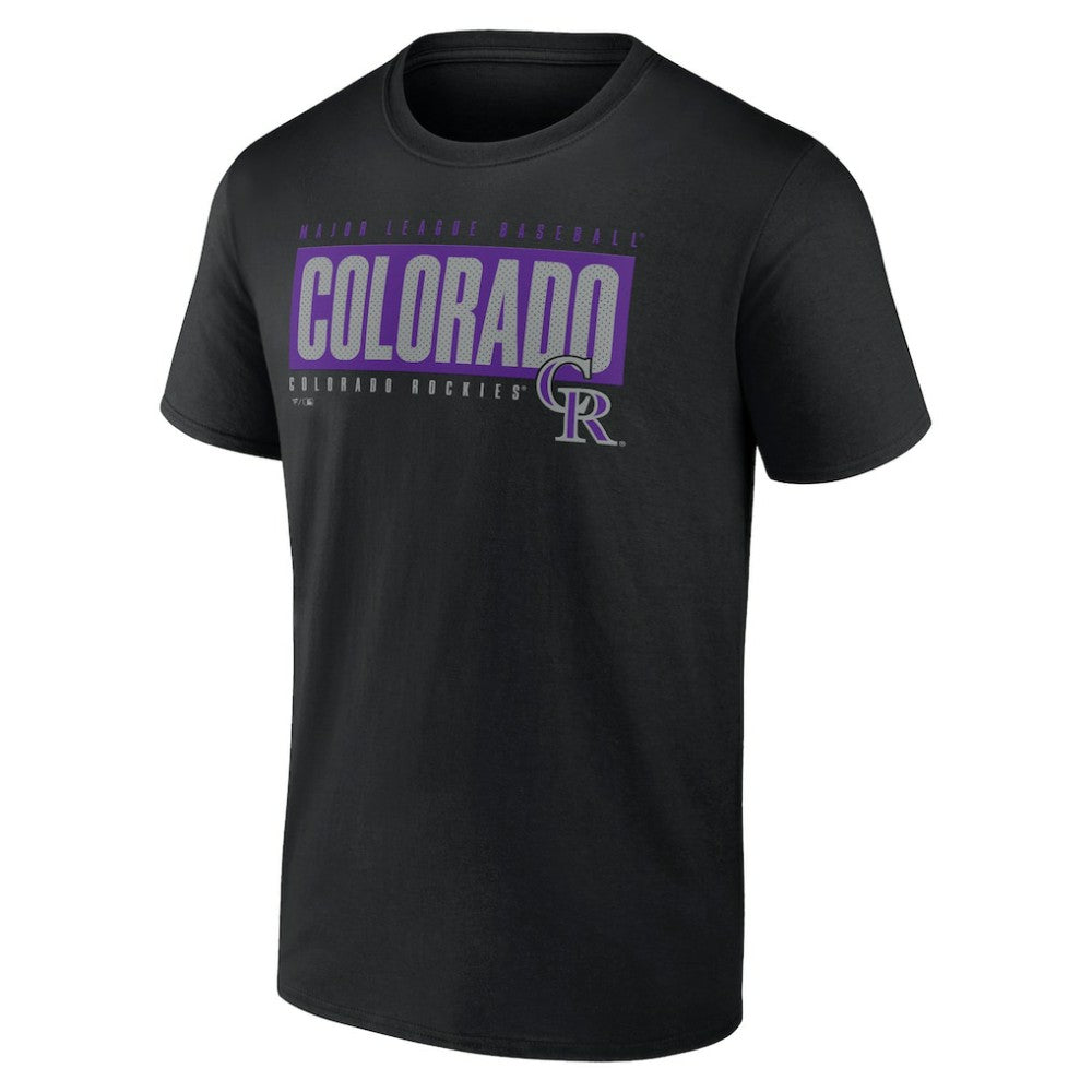 Colorado Rockies Blocked Out T-Shirt Discount