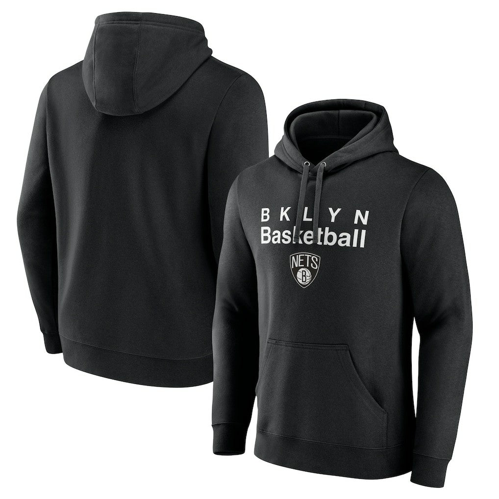 Brooklyn Nets Pick & Roll Coverage Pullover Hoodie Black