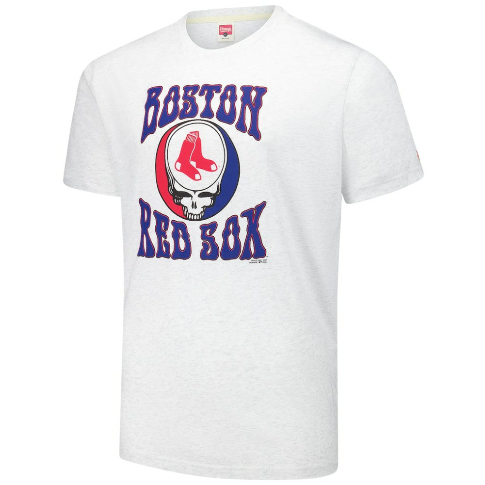 Boston Red Sox Homage Grateful Dead Tri-Blend T-Shirt Outlet