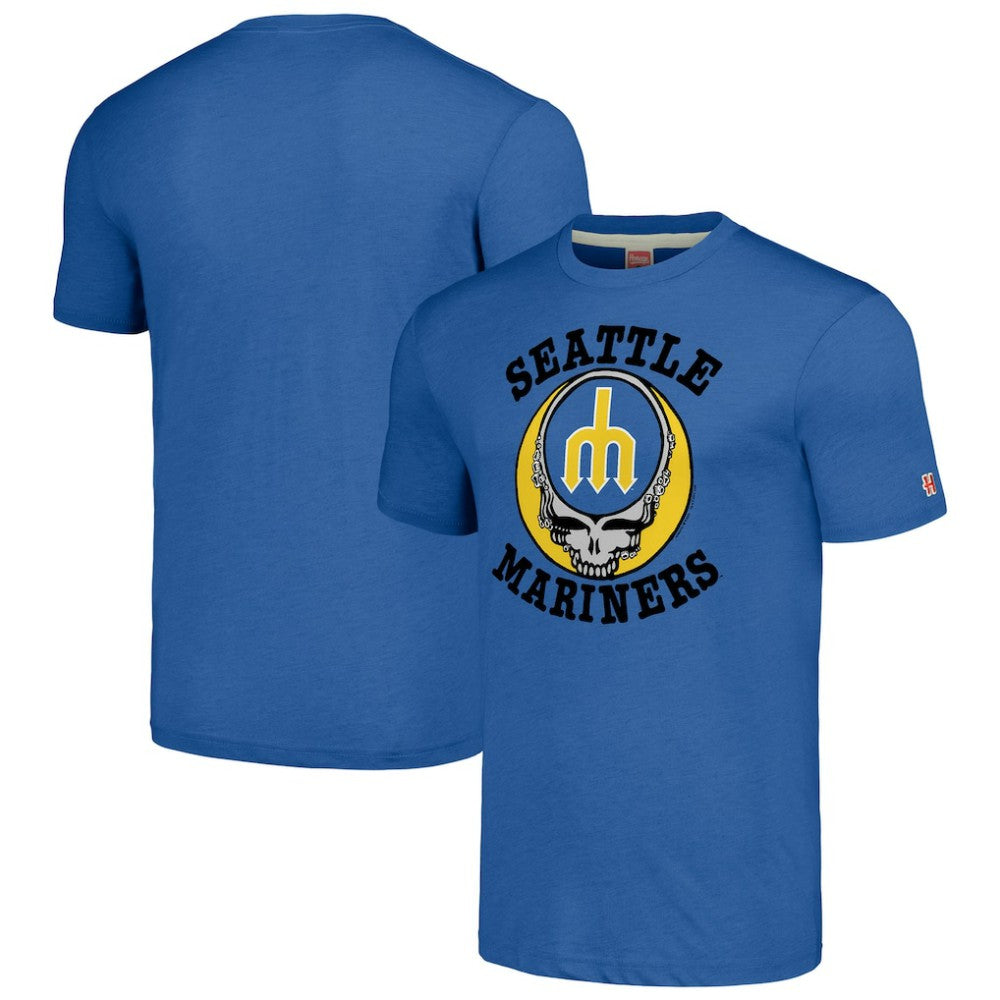 Seattle Mariners Homage Grateful Dead Tri-Blend T-Shirt Near Me