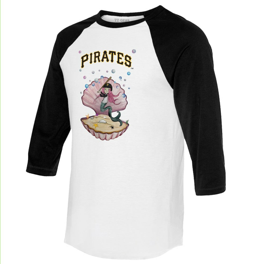 Pittsburgh Pirates Tiny Turnip Unisex Mermaid 3/4-Sleeve Raglan T-Shirt Near Me