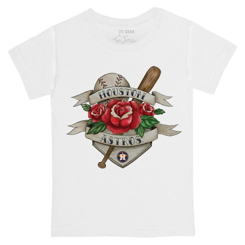 Houston Astros Tiny Turnip Youth American Traditional Rose T-Shirt Discount