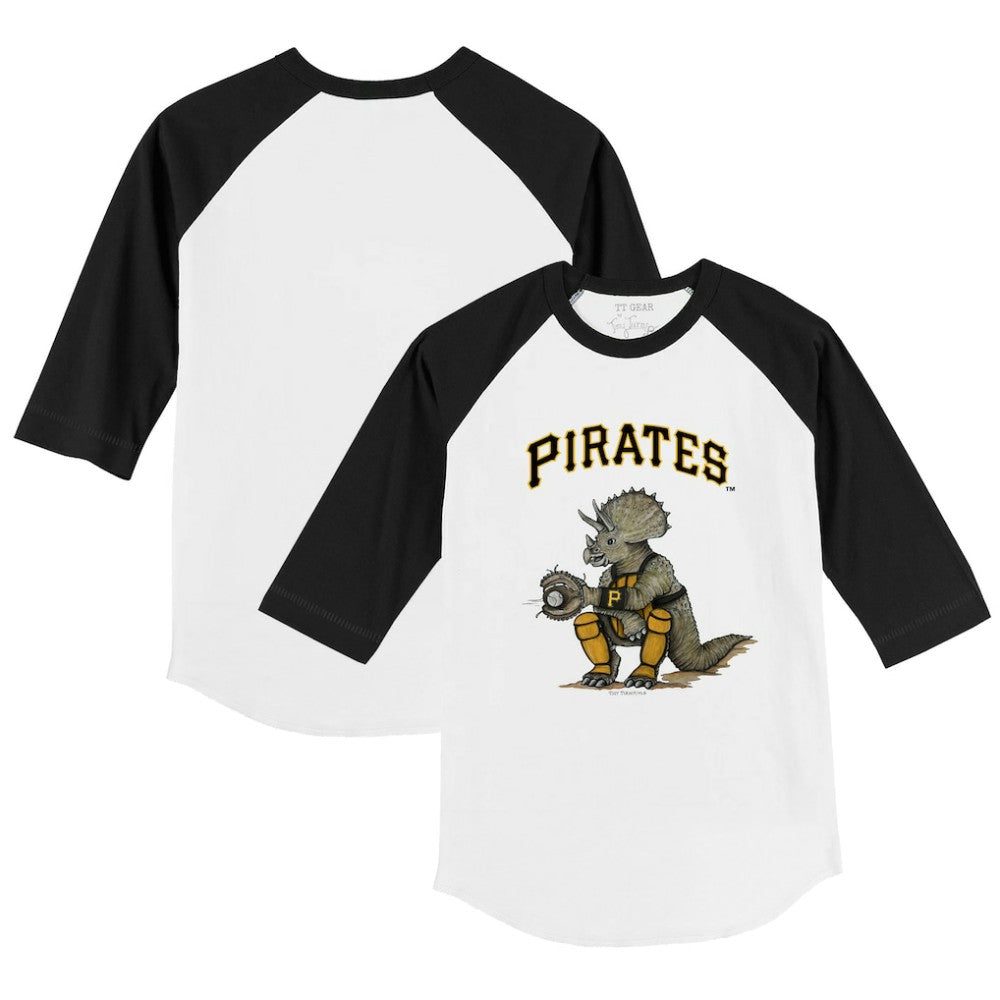 Pittsburgh Pirates Tiny Turnip Youth Triceratops 3/4-Sleeve Raglan T-Shirt Near Me