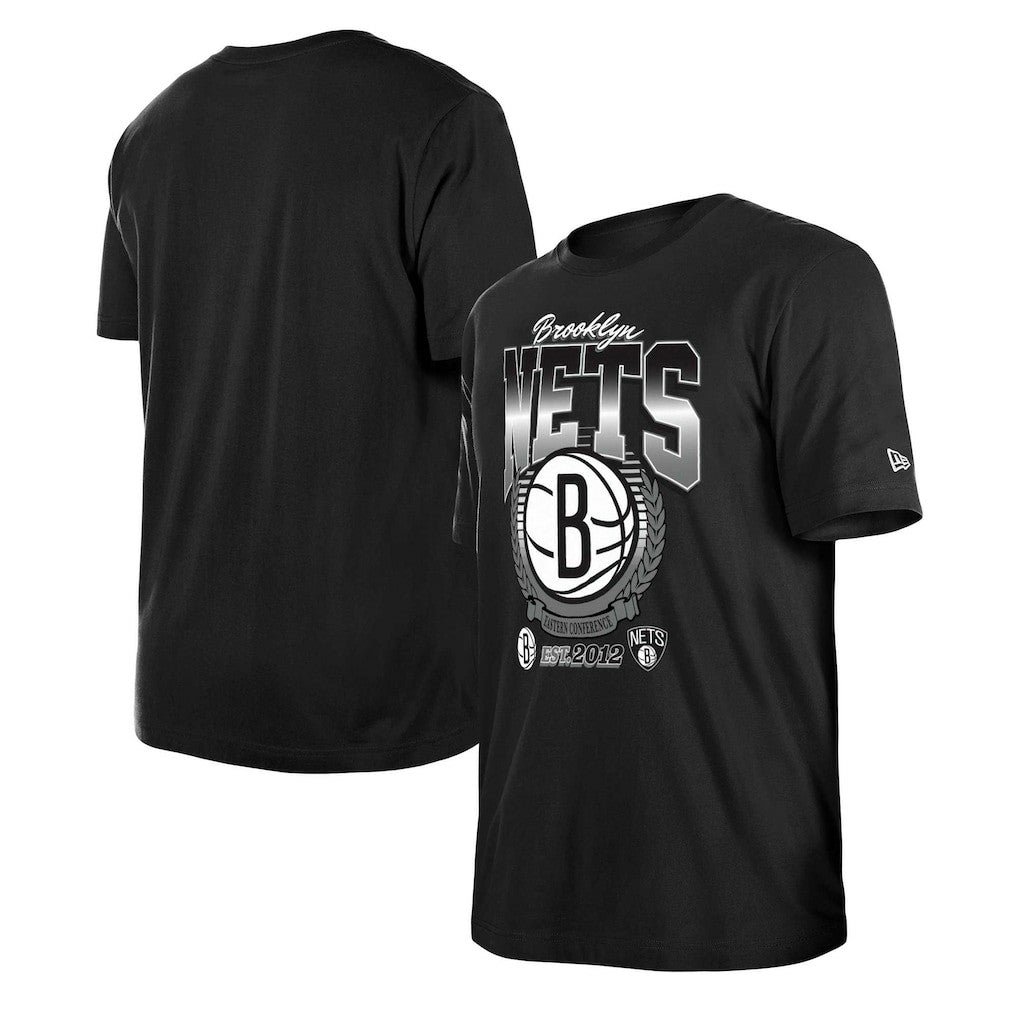 New Era Brooklyn Nets Unisex Summer Classics T-Shirt Black