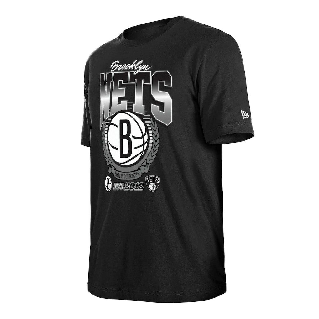 New Era Brooklyn Nets Unisex Summer Classics T-Shirt Black