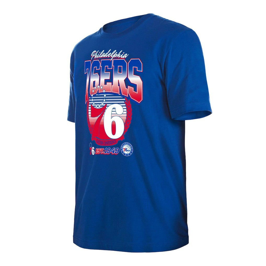 New Era Philadelphia 76ers Unisex Summer Classics T-Shirt Royal