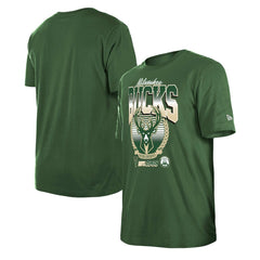 New Era Milwaukee Bucks Unisex Summer Classics T-Shirt Hunter Green