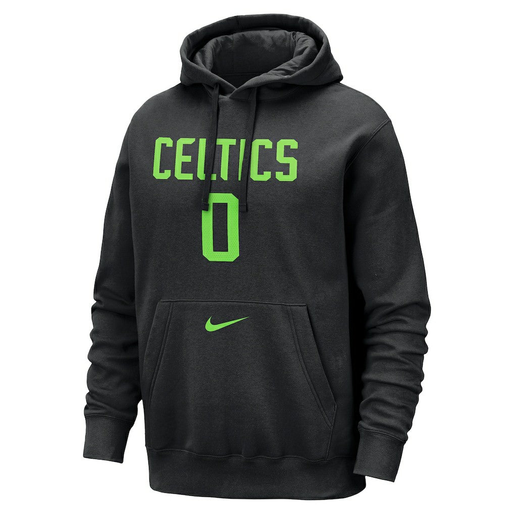 Nike Jayson Tatum Boston Celtics 2024/25 City Edition Name & Number Pullover Hoodie Black