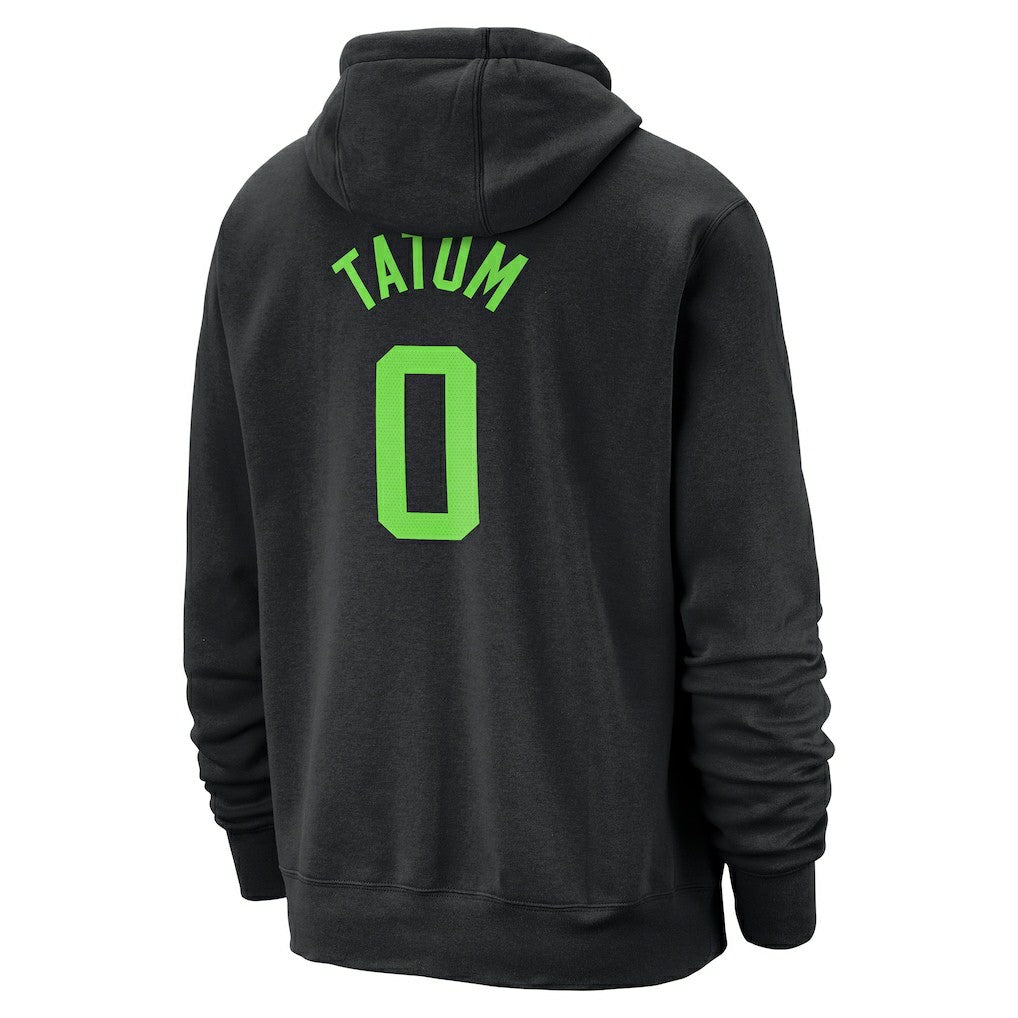 Nike Jayson Tatum Boston Celtics 2024/25 City Edition Name & Number Pullover Hoodie Black