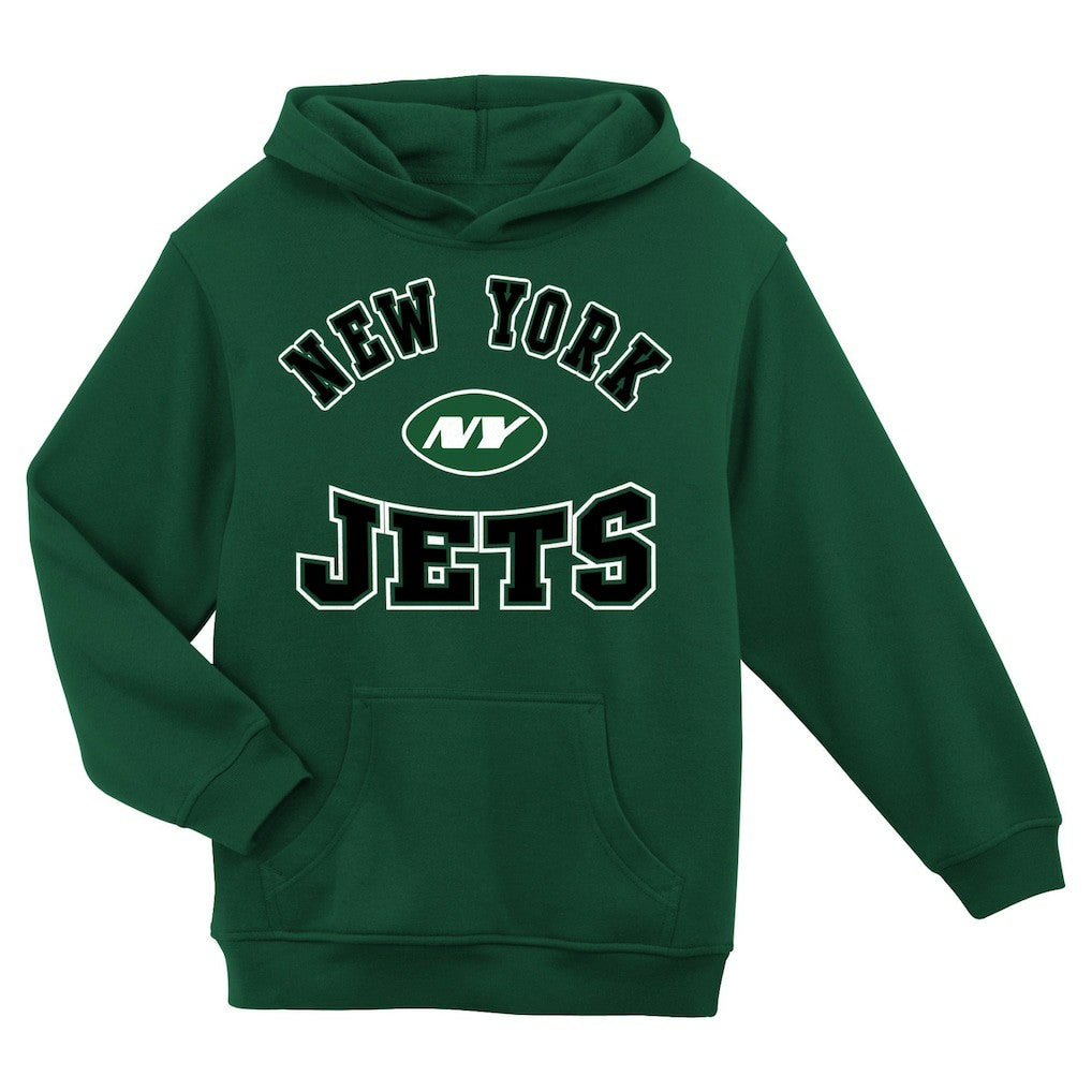 New York Jets Preschool Home Town Pullover Fleece Hoodie - Green - NFL