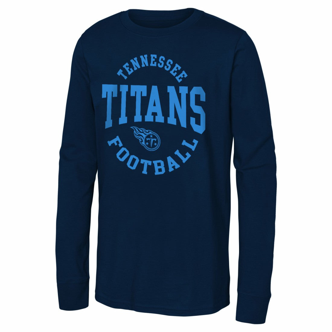 Tennessee Titans Youth Around The Block Long Sleeve T-Shirt - Navy - NFL