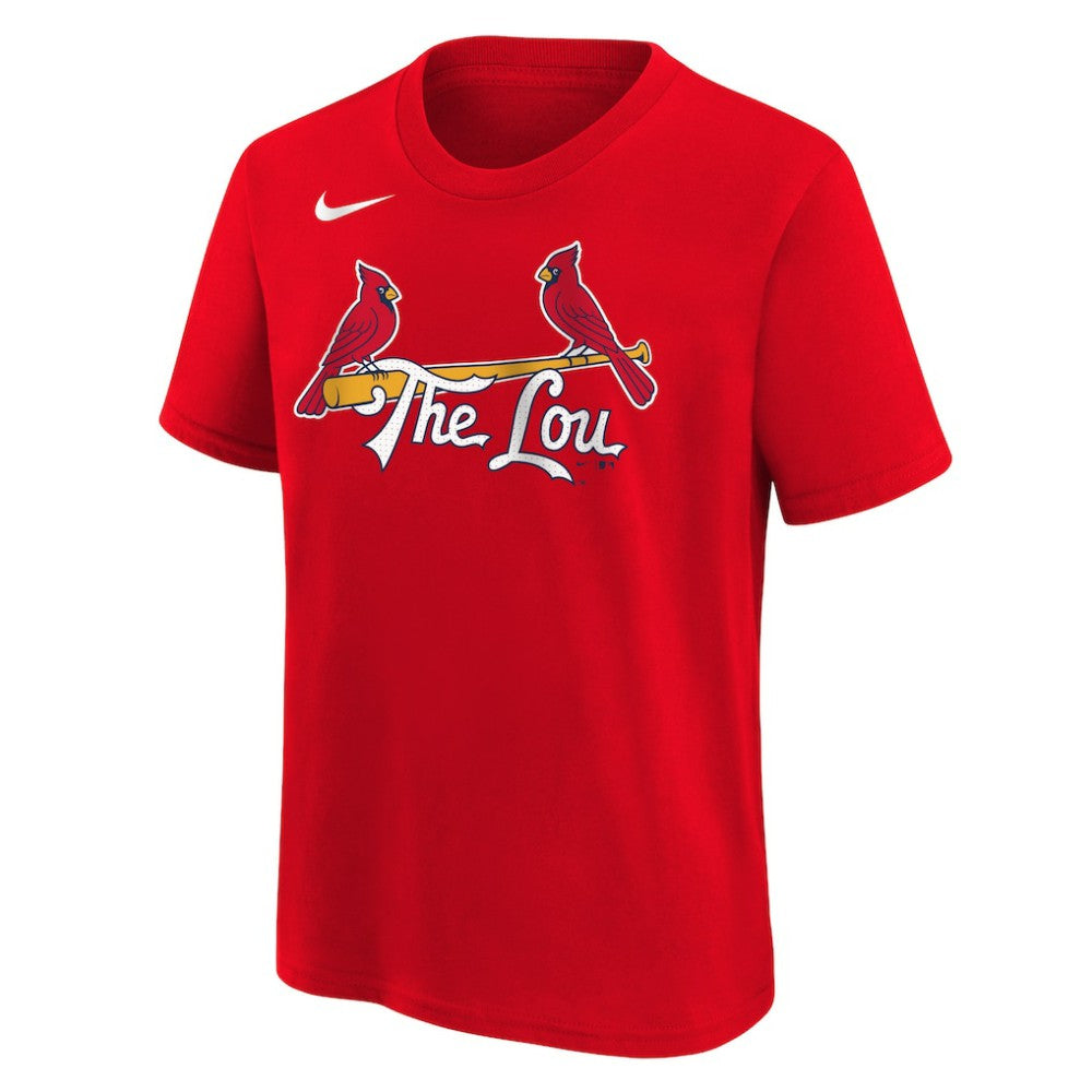 Nolan Arenado St. Louis Cardinals Nike Youth 2024 City Connect Name & Number T-Shirt Outlet
