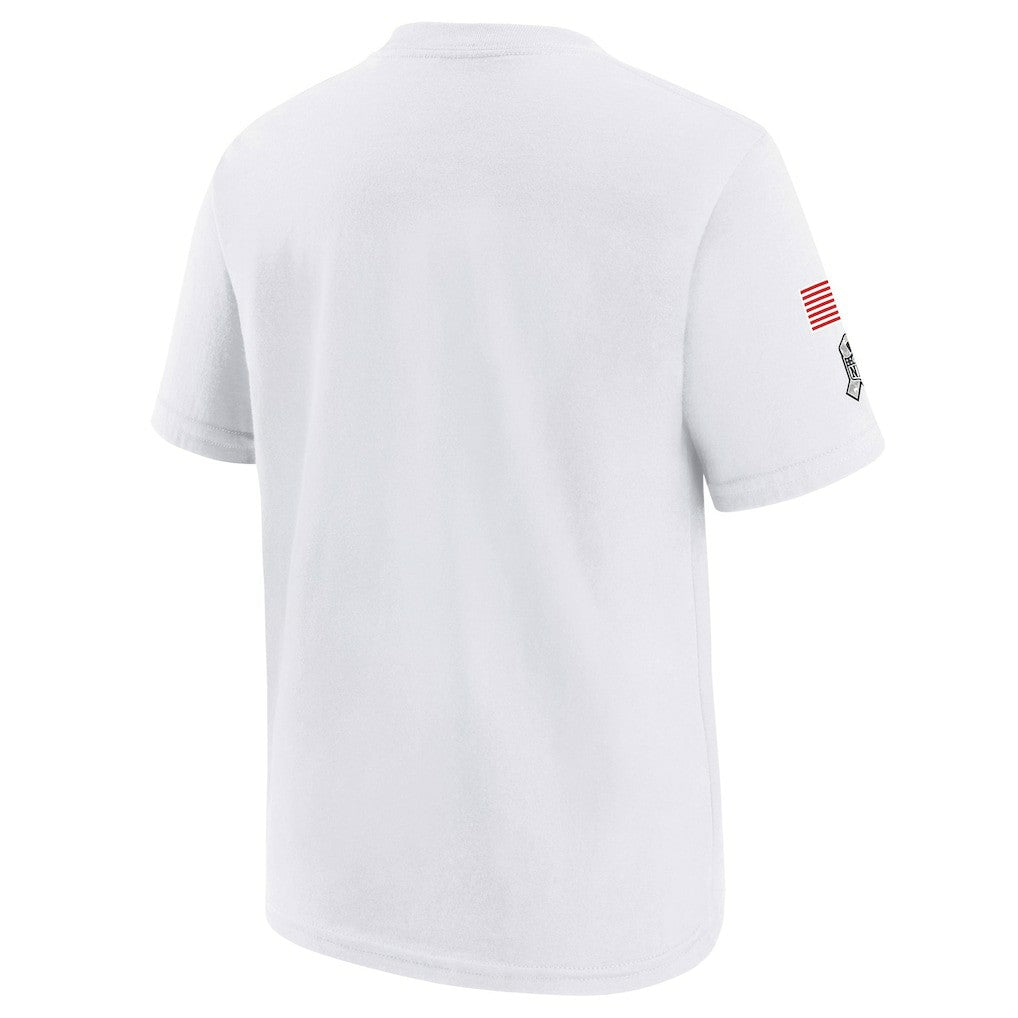 New York Jets Youth 2024 Salute To Service T-Shirt - White - Nike