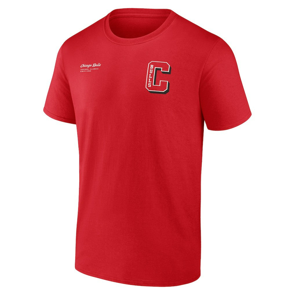 Chicago Bulls Split Zone T-Shirt Red