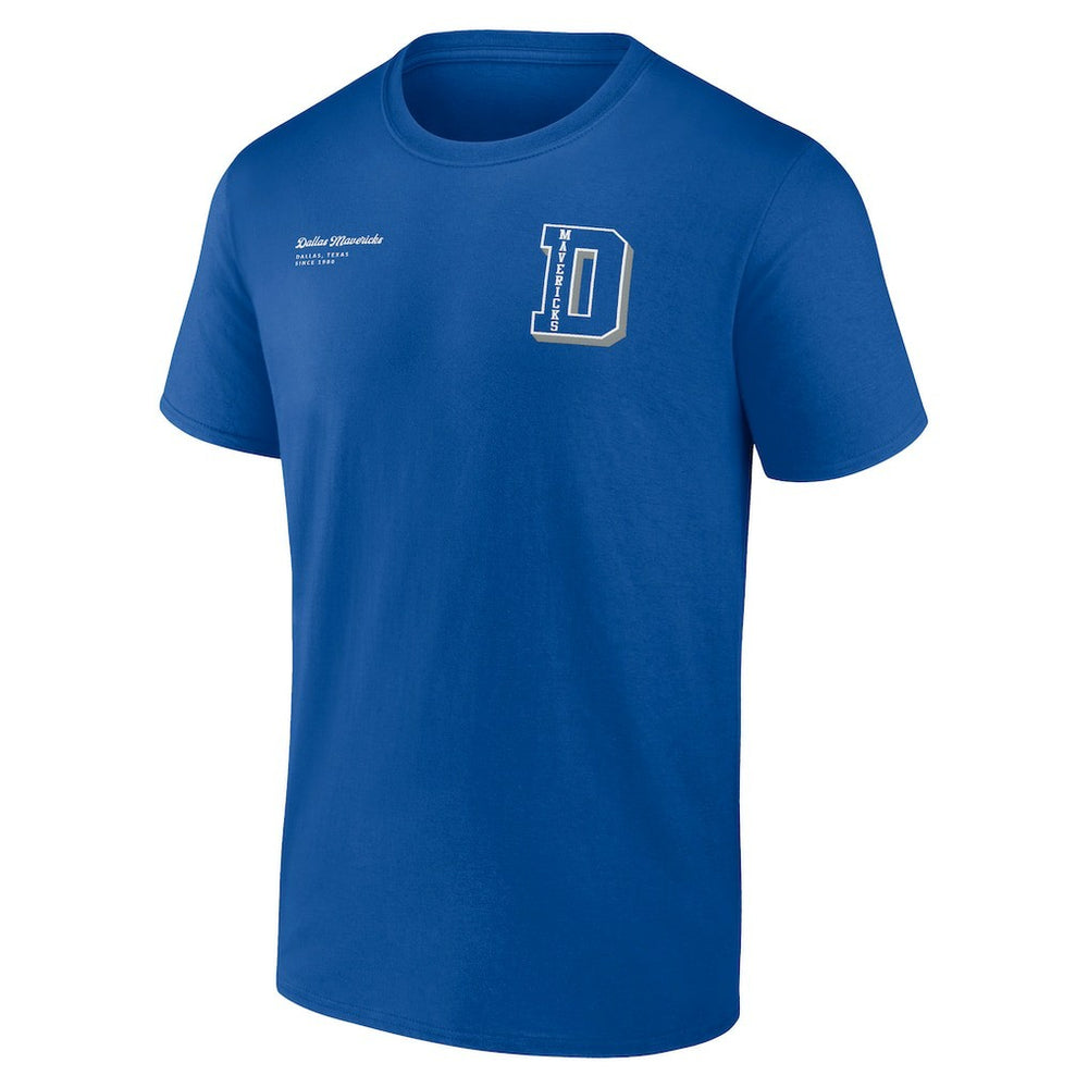 Dallas Mavericks Split Zone T-Shirt Blue