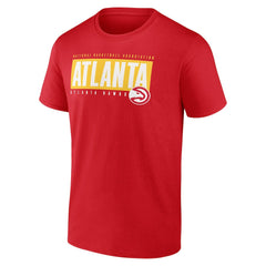 Atlanta Hawks Blocked Out T-Shirt Red