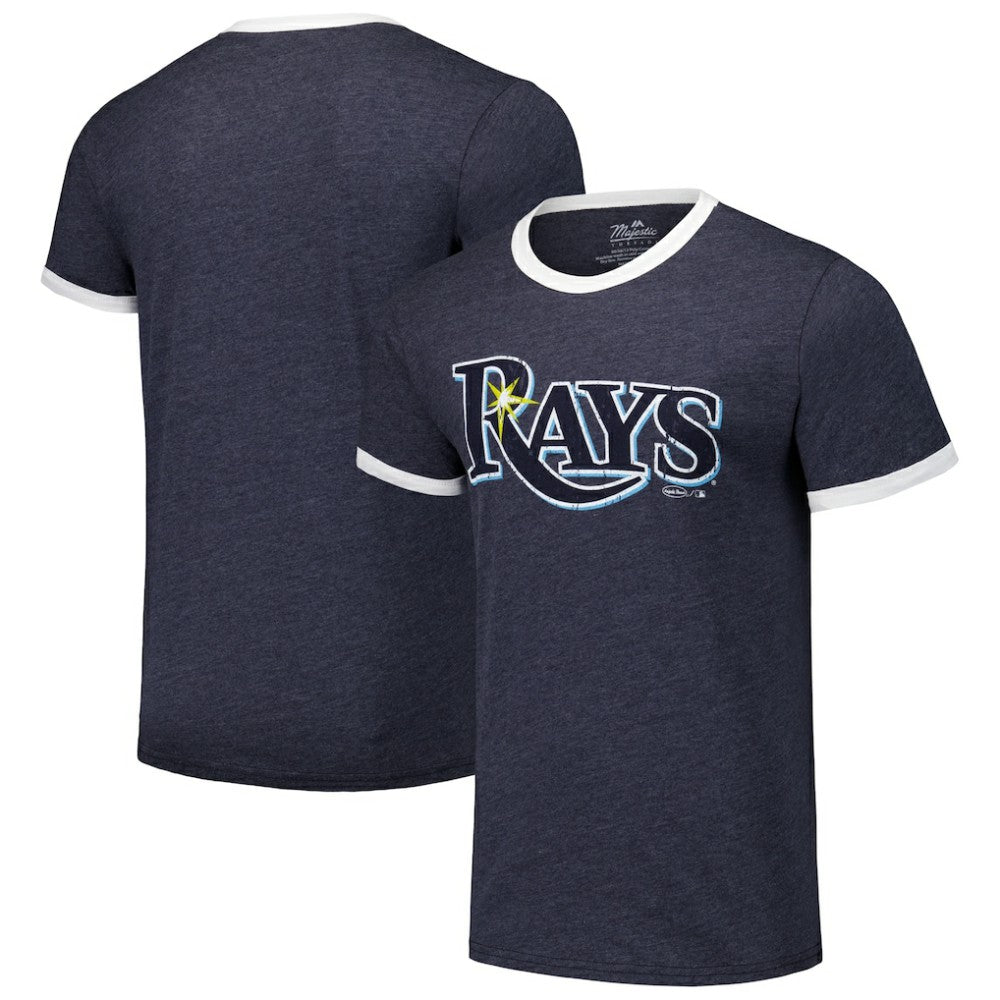 Tampa Bay Rays Majestic Threads Ringer Tri-Blend T-Shirt Online